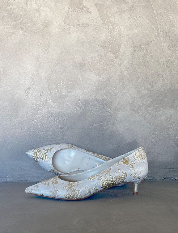 Bridal kitten heels online