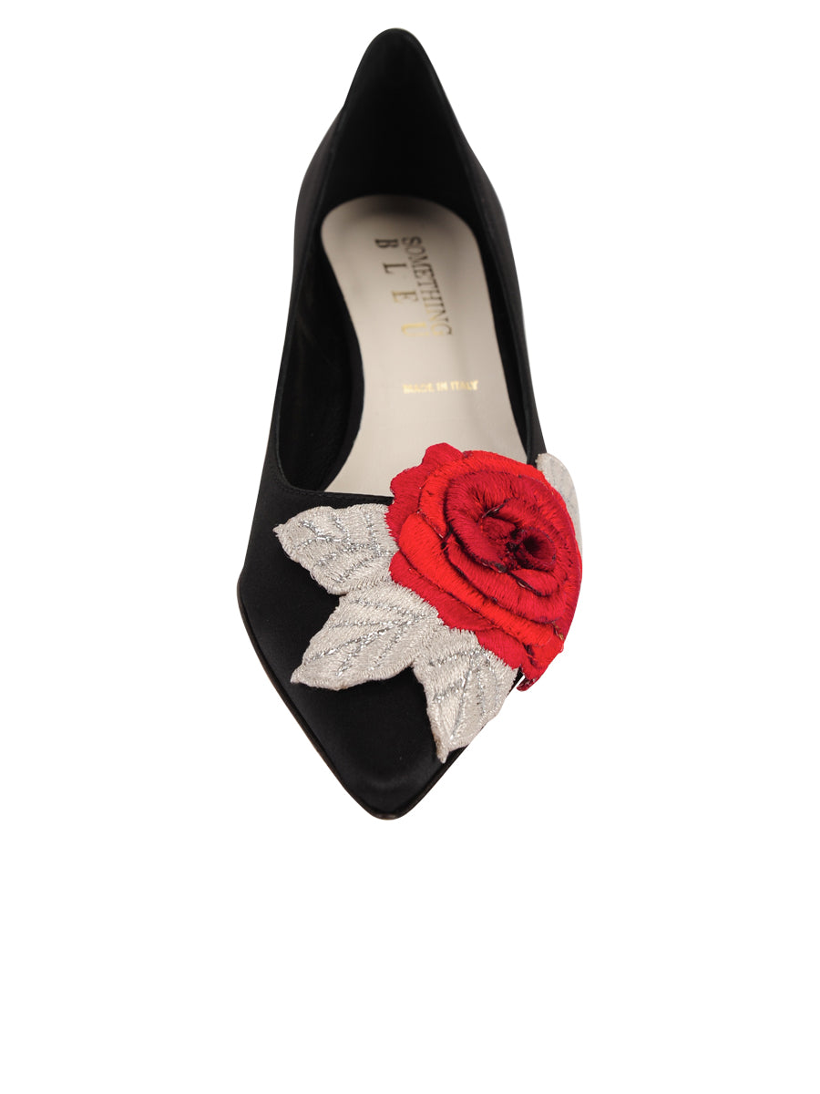Bo Pointed Toe Kitten Heel