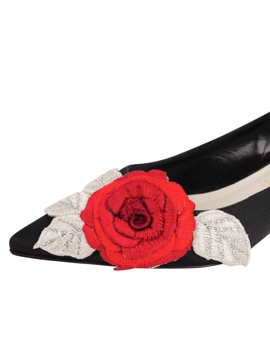 Bo Pointed Toe Kitten Heel