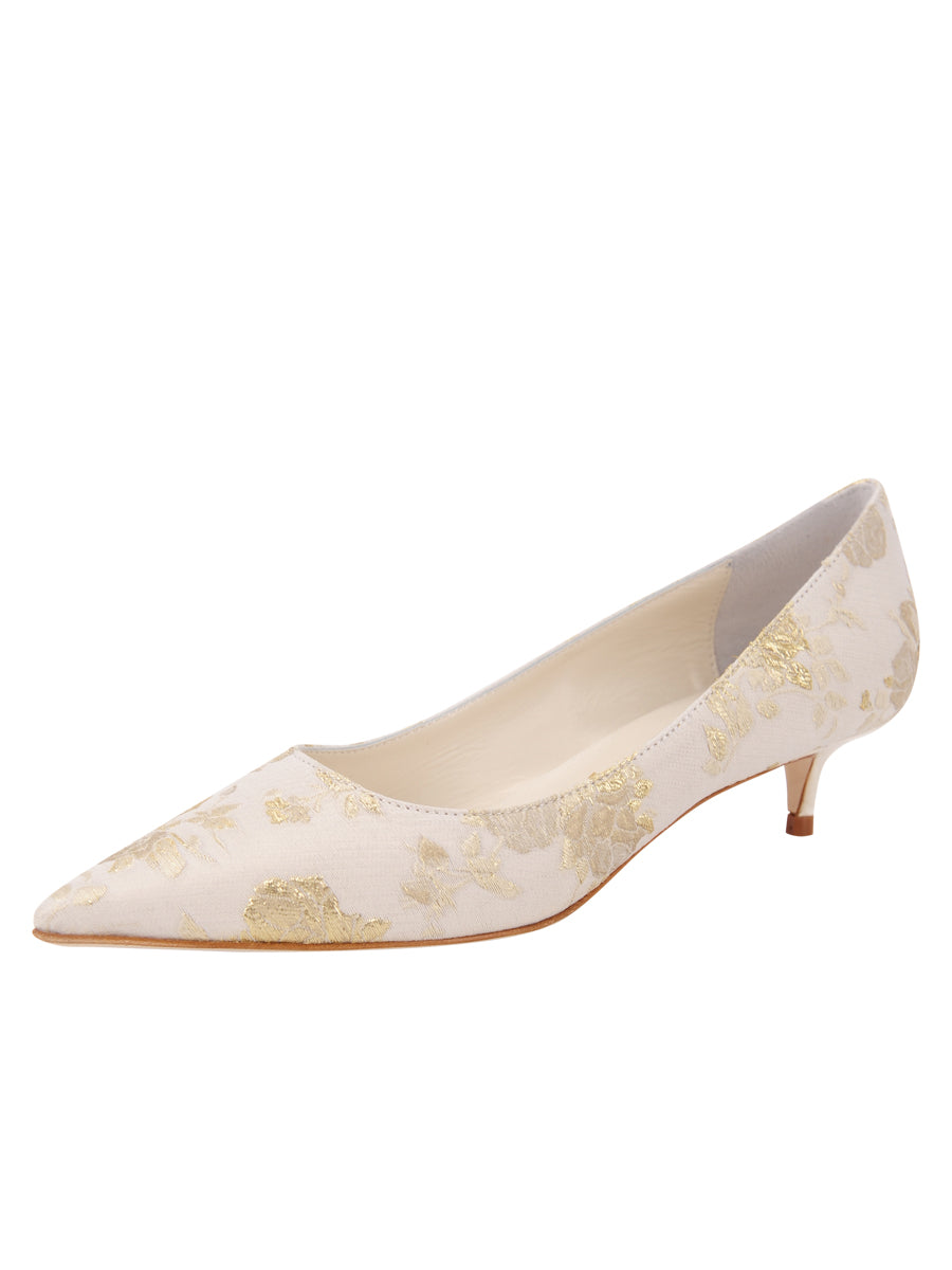 Womens Ivory Romance Bryn Kitten Heel