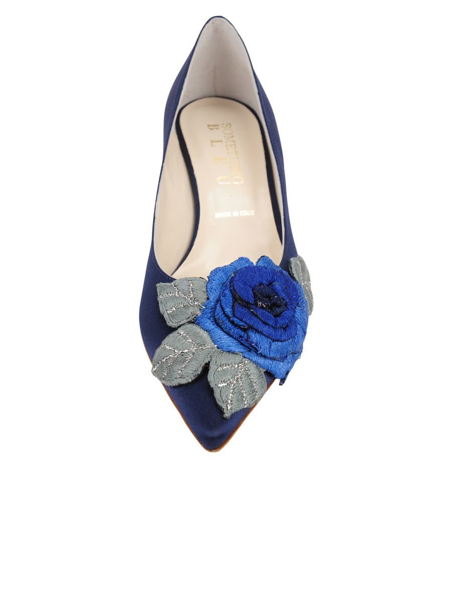Bo Pointed Toe Kitten Heel