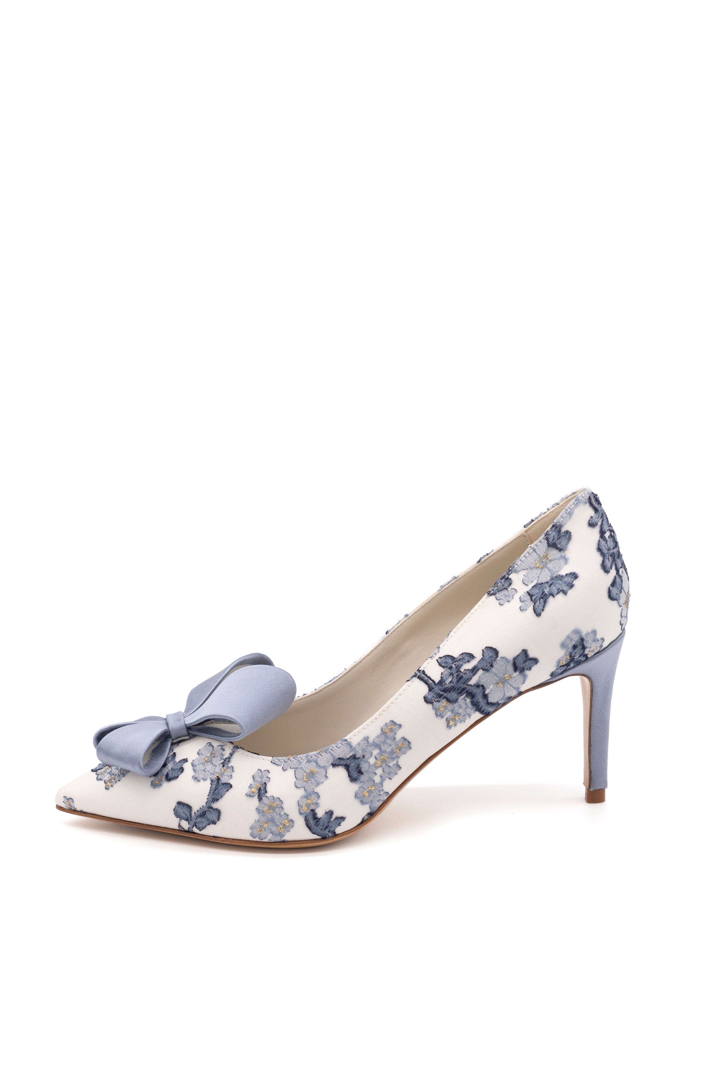 Caitlin Pointed Toe Pump Blue Bloom