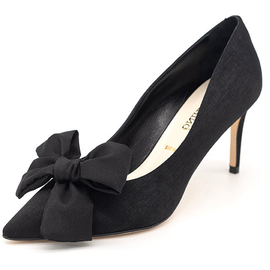 Something Bleu - Elvie Pointed Toe Pump - Pearl Blue Romance