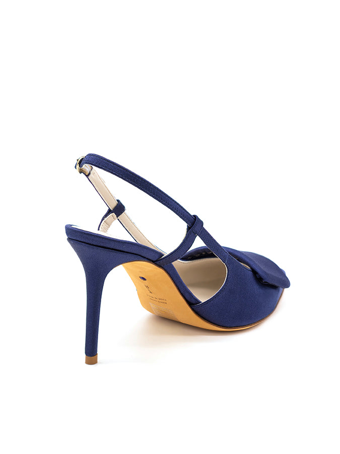 Navy blue slingback on sale pumps