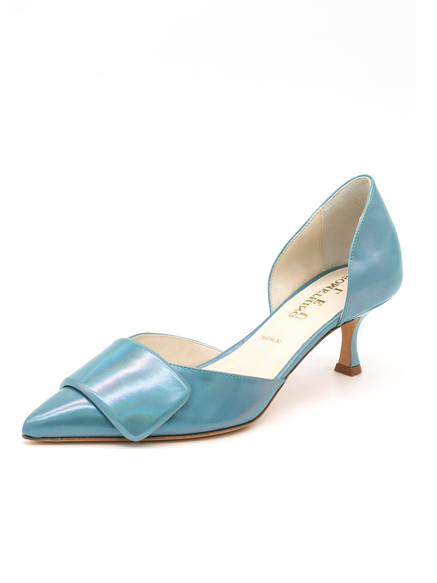 Blue kitten outlet heel sandals