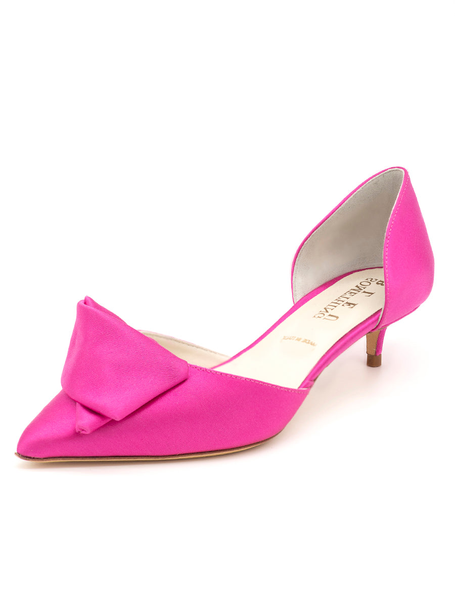 Blush pink hot sale kitten heels